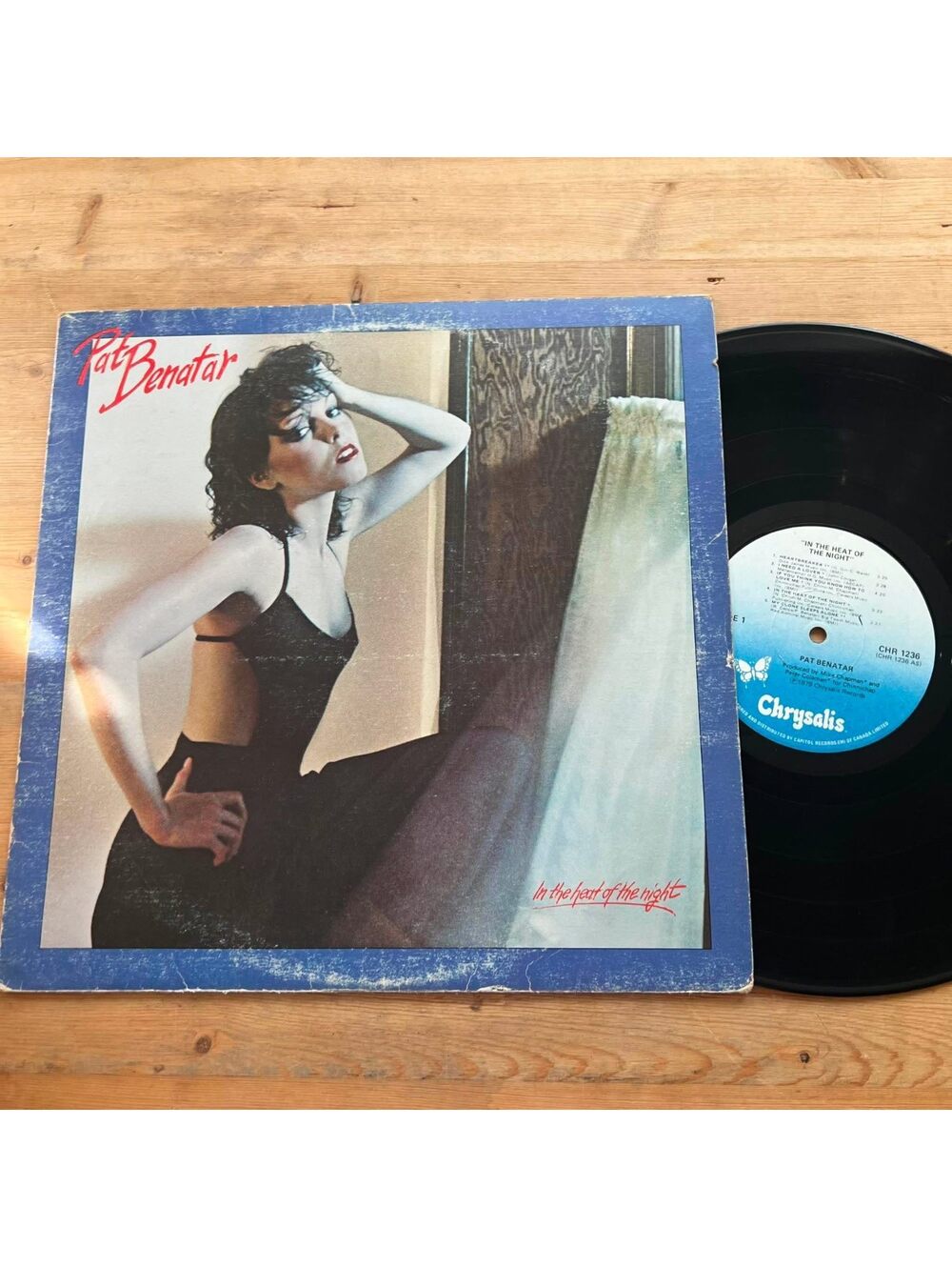 Pat Benatar - In the Heat of the Night 33rpm VG+ VR20